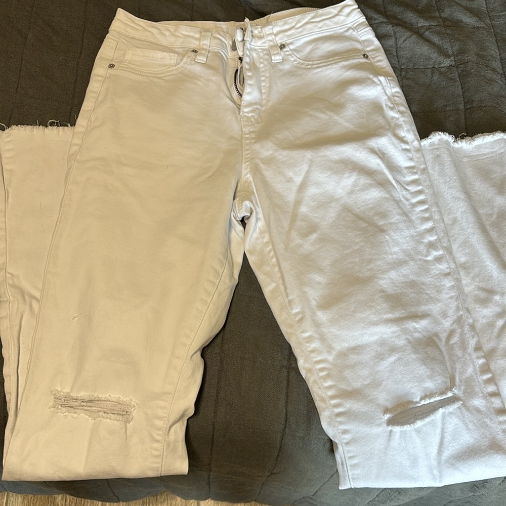 YMI White Flare Jeans, Size 29/9, High Rise